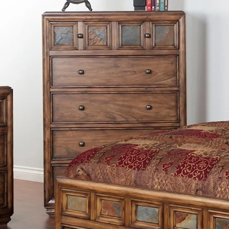 Chest with Slate Tiles